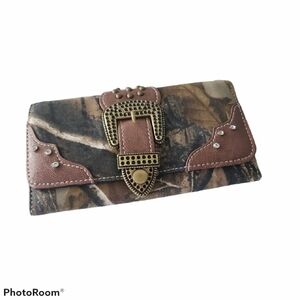 Brown Camoflage Wallet